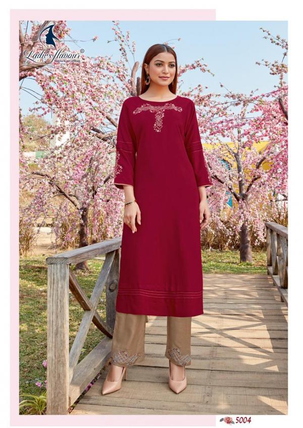 LF Ginni 3 Rayon Fancy Embroidery Kurti With Plazzo 